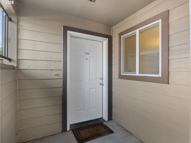 view of entrance to property