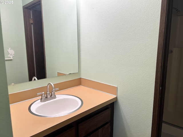 16042 Cornell St, Lake Oswego, OR 97034 - bathroom with vanity and a textured wall