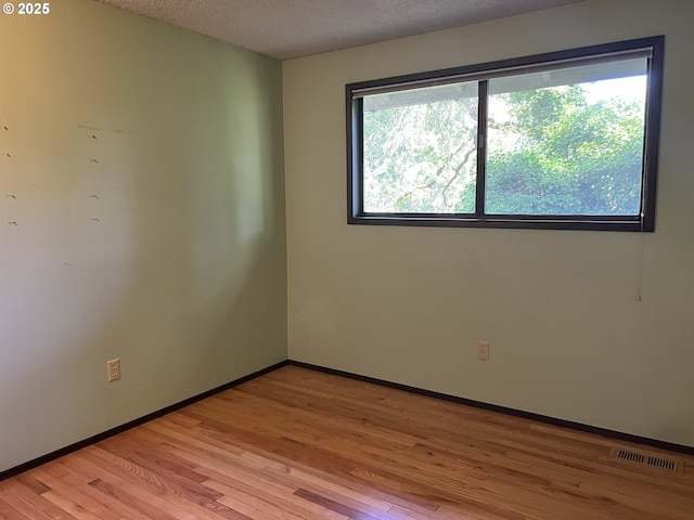 16042 Cornell St, Lake Oswego, OR 97034 - empty room featuring light wood-type flooring and a textured ceiling