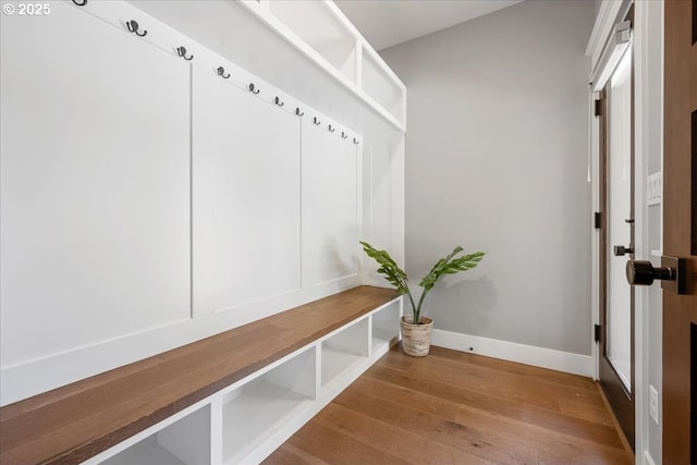 4015 NE 38th Ave, Portland, OR 97212 - mudroom with wood finished floors and baseboards