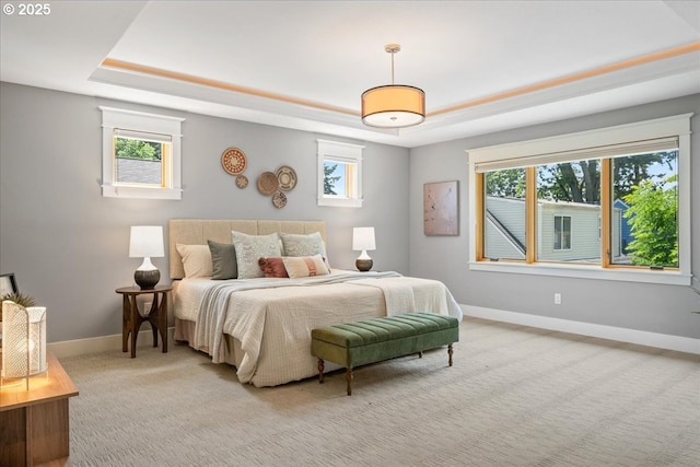 4015 NE 38th Ave, Portland, OR 97212 - bedroom with a tray ceiling and light carpet