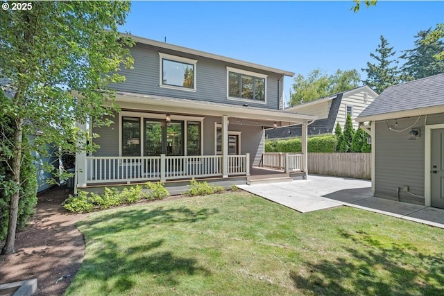 4015 NE 38th Ave, Portland, OR 97212 - rear view of property featuring a porch and a patio