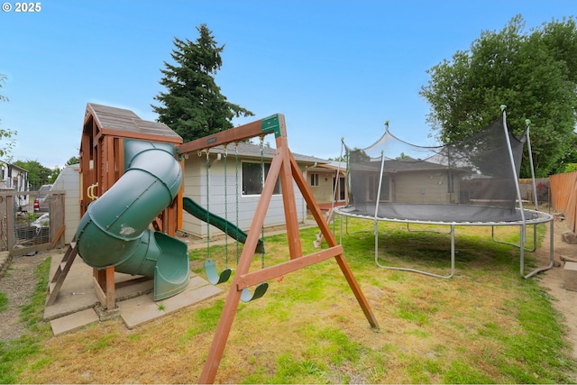 446 44th Ave, Salem, OR 97317 - view of play area with a trampoline