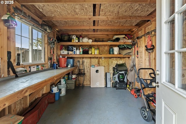view of storage