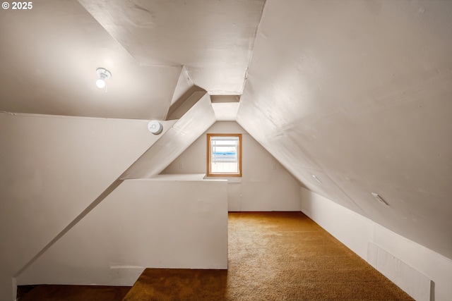8935 SE Stanley Pl, Portland, OR 97206 - additional living space with carpet floors and lofted ceiling