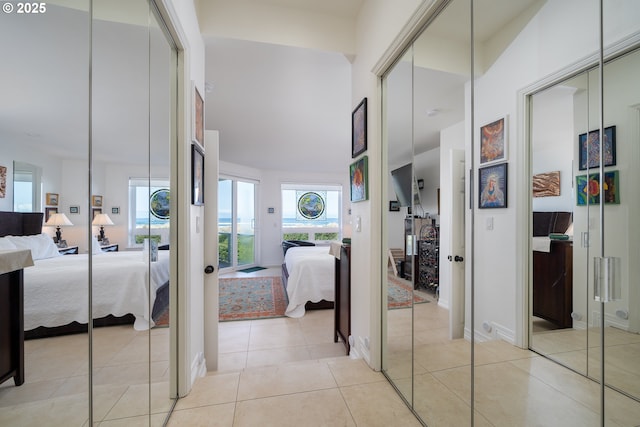 5952 SW Cupola Dr, South Beach, OR 97366 - hall featuring light tile patterned flooring