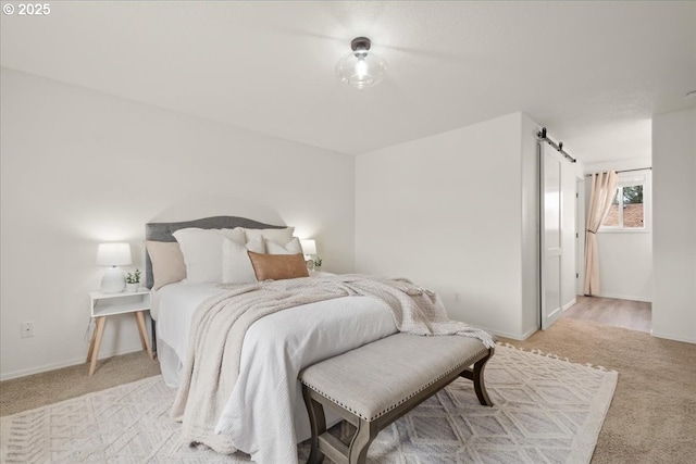 15314 NE 88th St, Vancouver, WA 98682 - bedroom featuring light colored carpet and a barn door