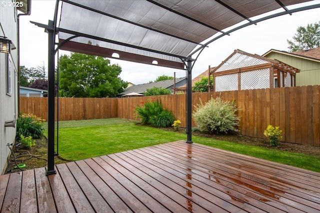 15314 NE 88th St, Vancouver, WA 98682 - wooden terrace featuring a fenced backyard