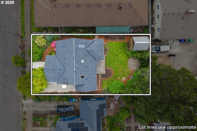 view of property location featuring property parcel outlined