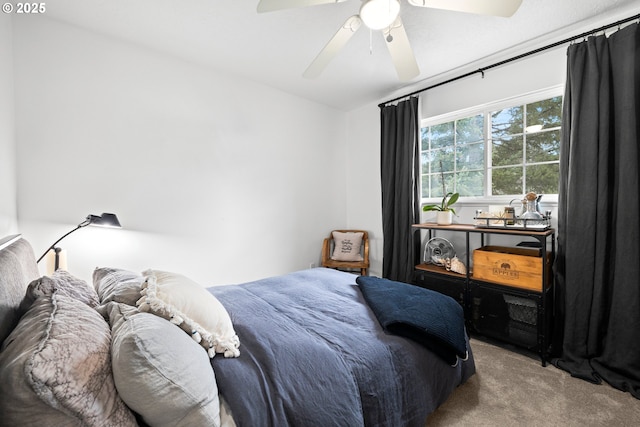 14370 SW Wilson Dr, Beaverton, OR 97008 - bedroom featuring carpet flooring and ceiling fan