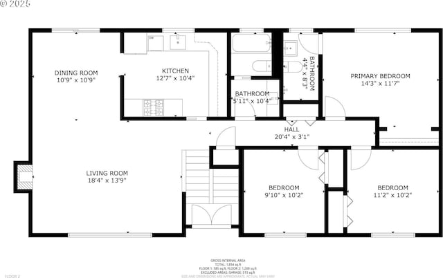 14370 SW Wilson Dr, Beaverton, OR 97008 - floor plan / room layout