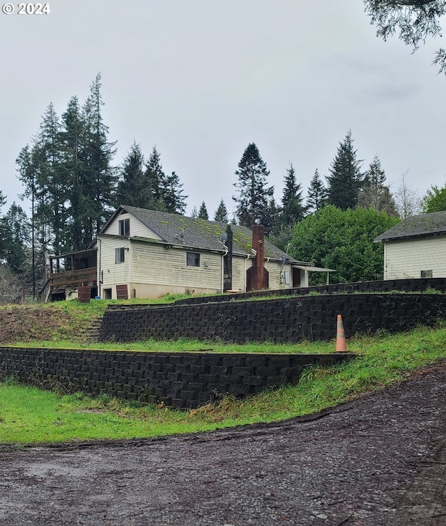 view of side of home