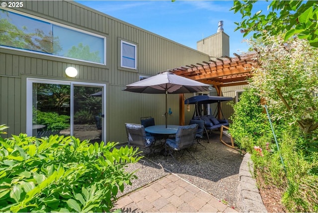 1650 NW Lakeway Ln, Beaverton, OR 97006 - view of patio / terrace with a pergola