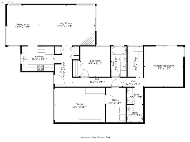 1650 NW Lakeway Ln, Beaverton, OR 97006 - floor plan / room layout