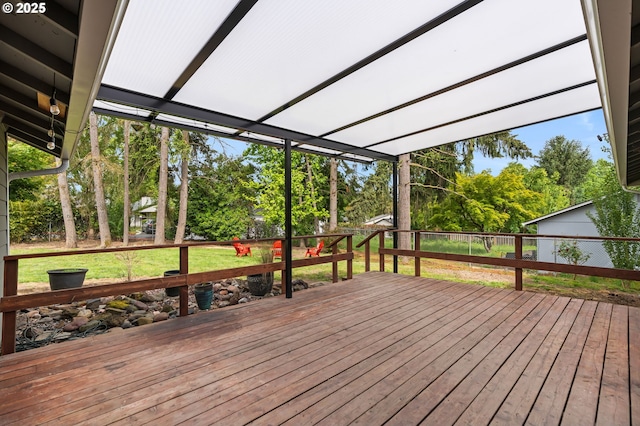 17954 NW Andria Ave, Portland, OR 97229 - deck with view of scattered trees