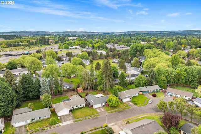 17954 NW Andria Ave, Portland, OR 97229 - aerial perspective of suburban area featuring mountains