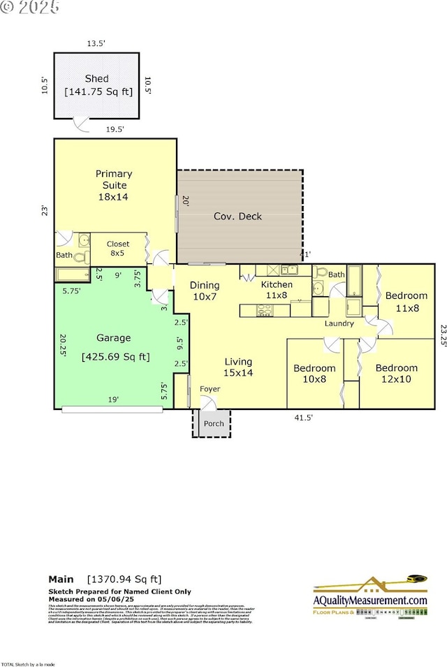 17954 NW Andria Ave, Portland, OR 97229 - home floor plan