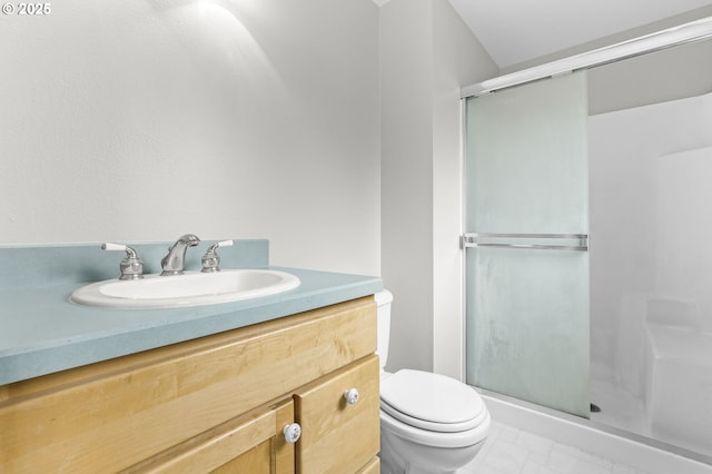 767 SW 8th St, Gresham, OR 97080 - full bath with a stall shower, toilet, and vanity