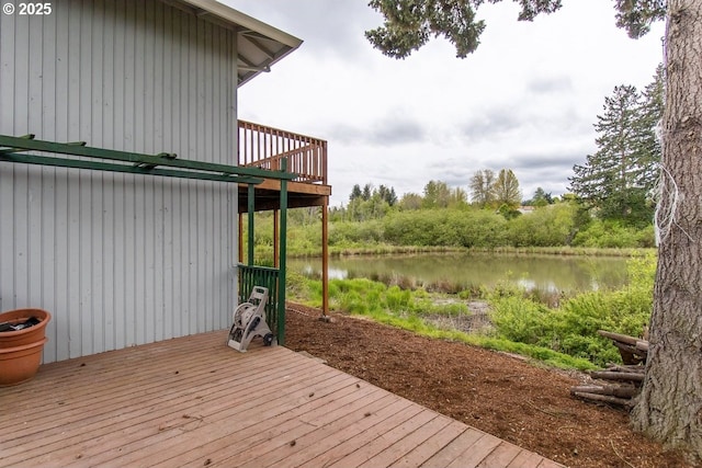 12190 SW Merestone Ct, Tigard, OR 97223 - deck featuring a water view