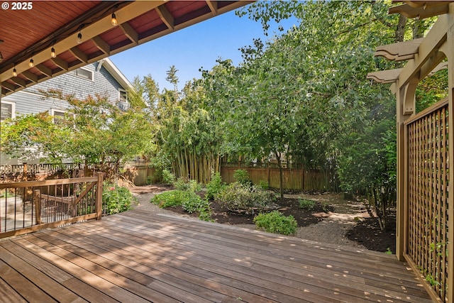 1620 NE Going St, Portland, OR 97211 - wooden deck featuring a fenced backyard