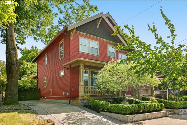 1620 NE Going St, Portland, OR 97211 - view of front of house with covered porch