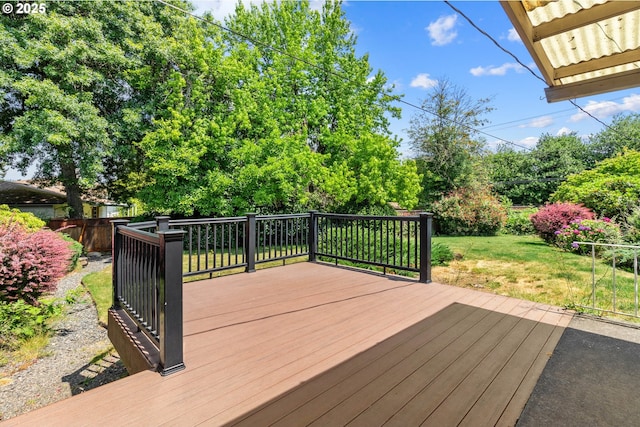 3602 NE 134th Ave, Portland, OR 97230 - deck featuring a fenced backyard