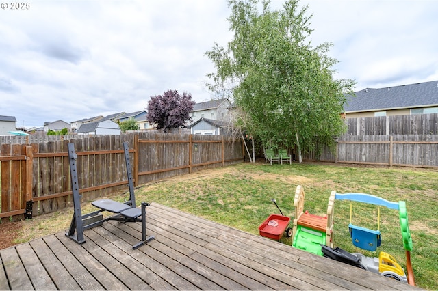 976 E 15th St, Lafayette, OR 97127 - deck with a fenced backyard and a residential view