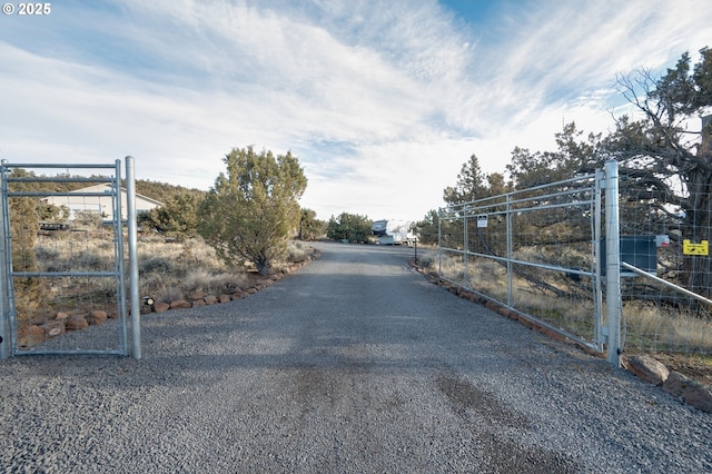 view of road