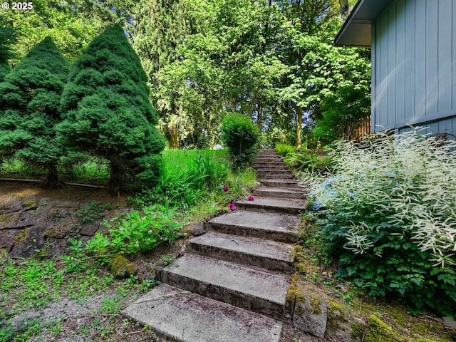 17222 SE Tickle Creek Rd, Boring, OR 97009 - view of yard with stairs