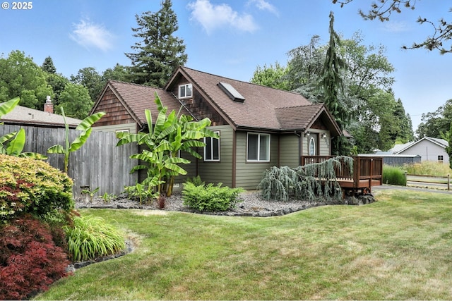 16510 SE Gordon St, Milwaukie, OR 97267 - view of property exterior with a deck