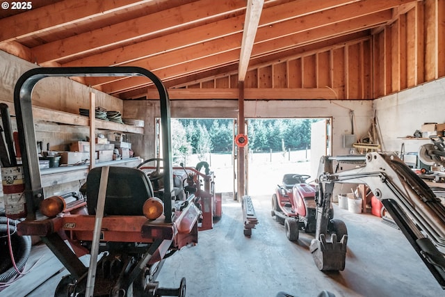 9602 Harlan Rd, Eddyville, OR 97343 - view of garage