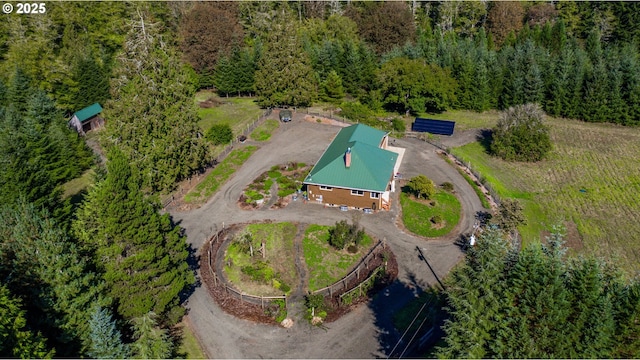 9602 Harlan Rd, Eddyville, OR 97343 - aerial view with a forest view
