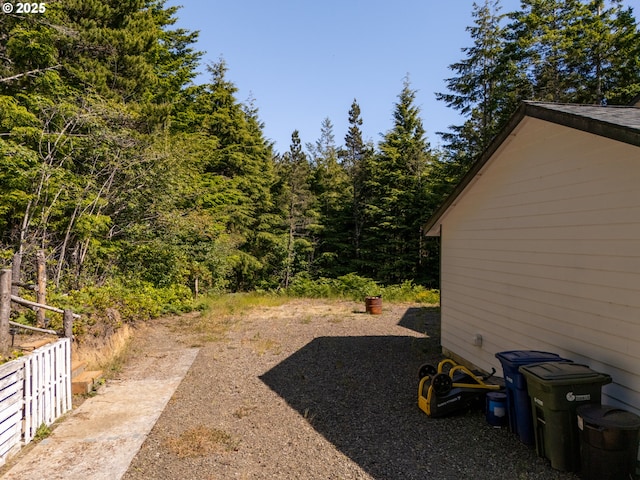 510 SE 130th Dr, Newport, OR 97366 - view of yard featuring a forest view