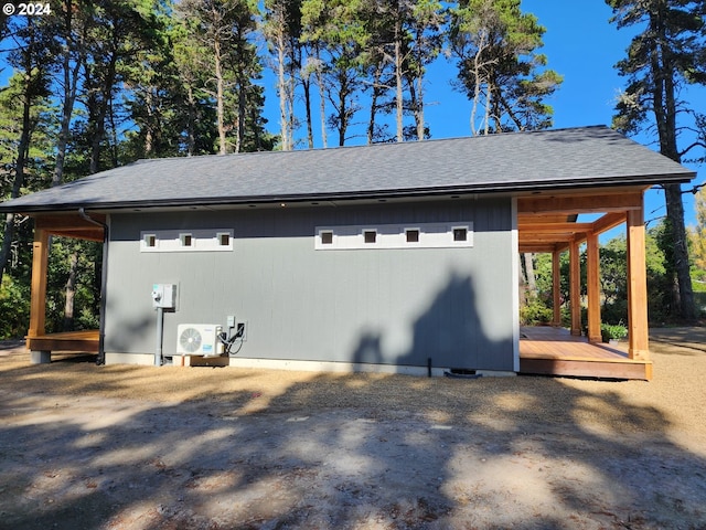 exterior space featuring ac unit