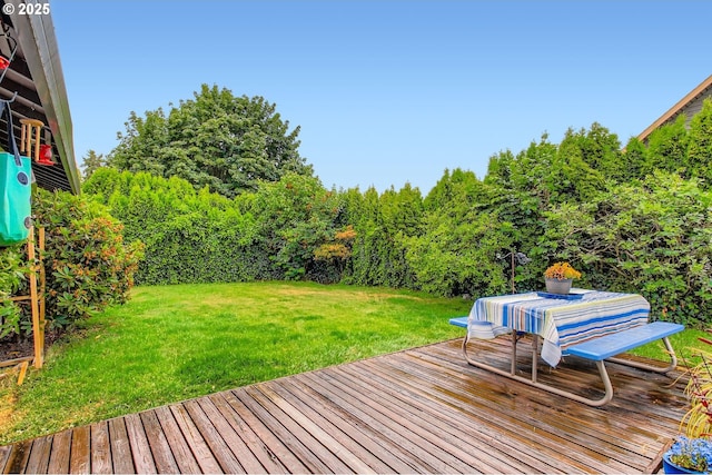 1473 N Locust St, Canby, OR 97013 - deck featuring a yard