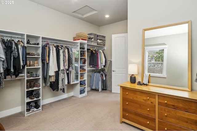 10448 SE 147th Ave, Happy Valley, OR 97086 - walk in closet with attic access and carpet floors
