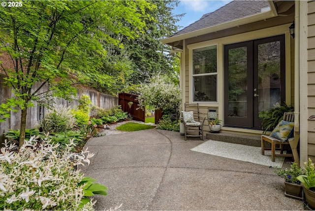 10448 SE 147th Ave, Happy Valley, OR 97086 - view of patio / terrace featuring french doors