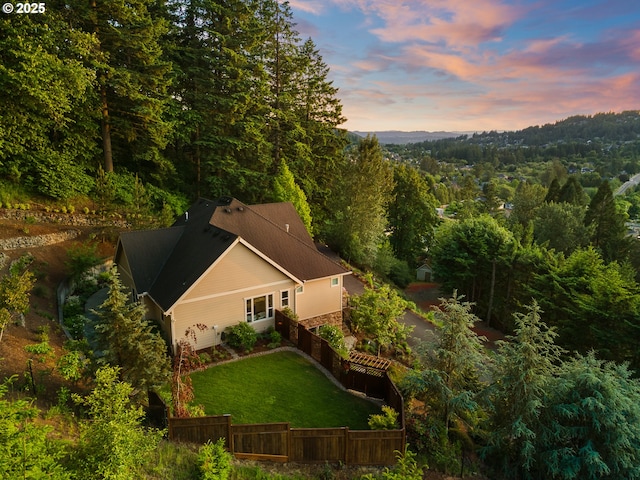 10448 SE 147th Ave, Happy Valley, OR 97086 - view from above of property featuring a heavily wooded area