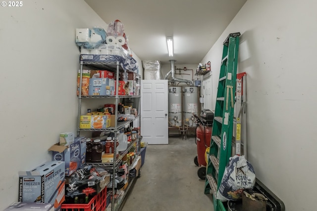 storage with water heater