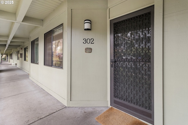 view of entrance to property