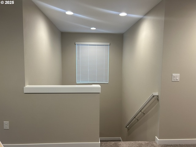 733 NW 178th Way, Ridgefield, WA 98642 - stairs featuring baseboards and recessed lighting