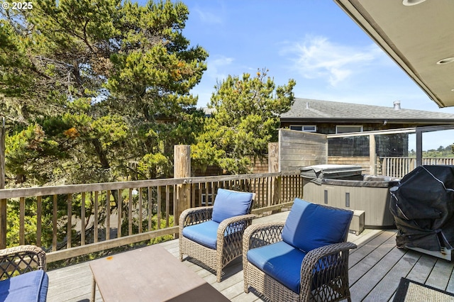 238 SW 27th St, Newport, OR 97365 - deck featuring grilling area