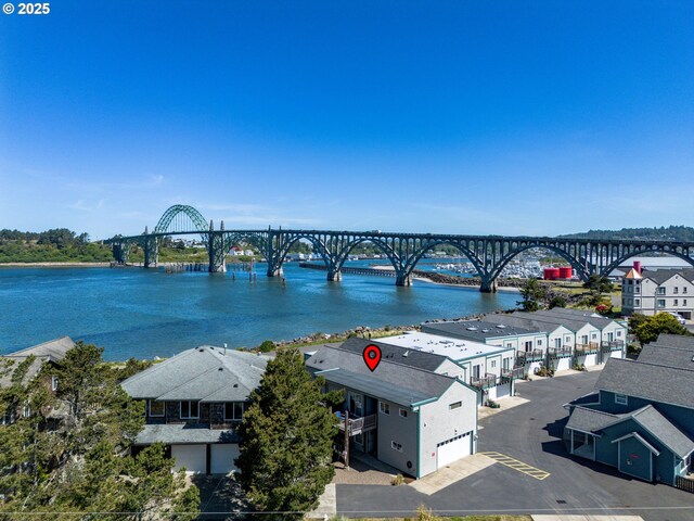 238 SW 27th St, Newport, OR 97365 - water view featuring a notable bridge