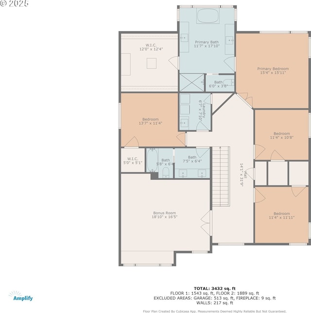 634 NE Province Ct, Camas, WA 98607 - home floor plan