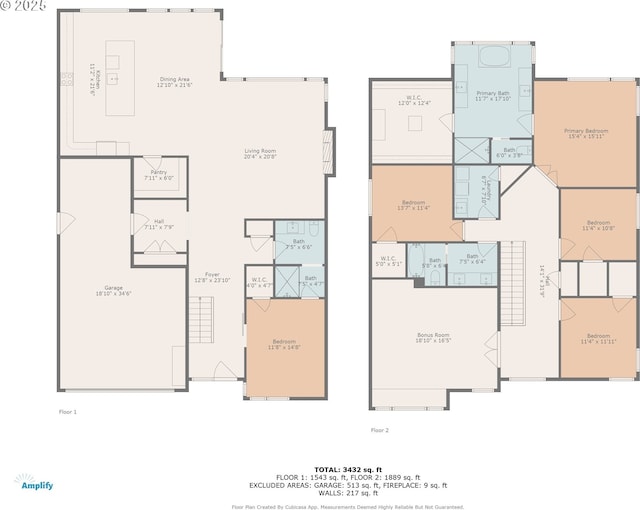 634 NE Province Ct, Camas, WA 98607 - room layout