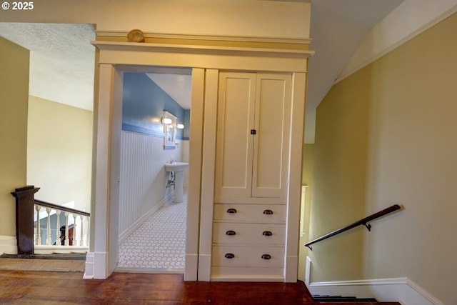 closet with a sink