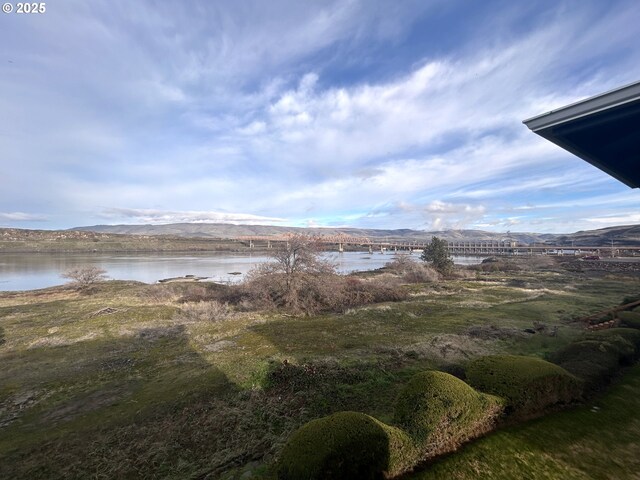 water view featuring a mountain view