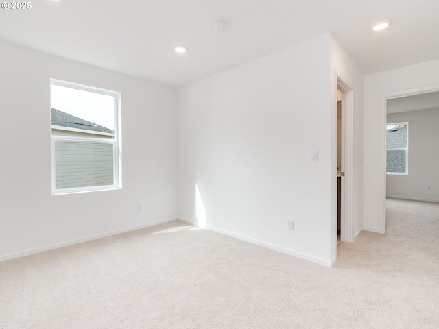 5905 NE 121st Way, Vancouver, WA 98686 - empty room with light carpet, baseboards, and recessed lighting