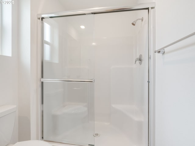 5905 NE 121st Way, Vancouver, WA 98686 - bathroom with toilet and a shower stall