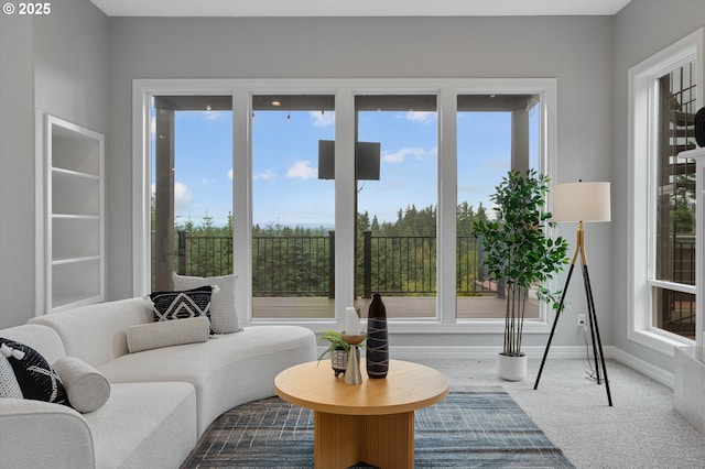 2350 SW Turner Rd, West Linn, OR 97068 - carpeted living room featuring healthy amount of natural light